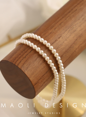 14K包金天然淡水珍珠珍珠项链