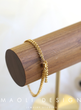 原创设计简约百搭14K包金手链