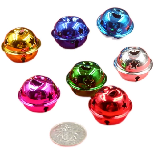 Матовый золотой серебряный колокольчик с аксессуарами, 30мм, DIY