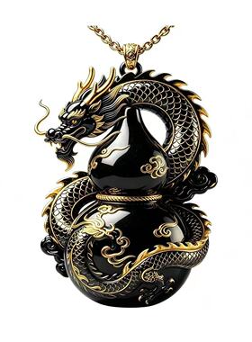 国风玫瑰金纯手工凤凰牡丹项链