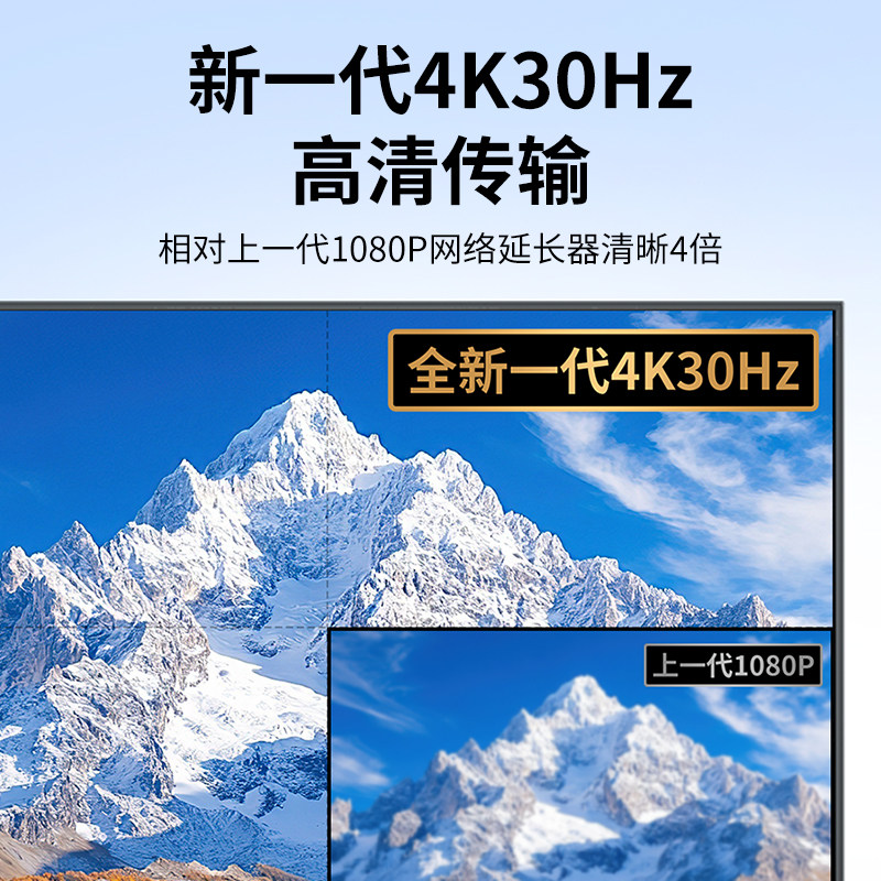 优联hdmi网线延长器KVM网络传输器带USB键鼠高清4K多收传输200米监控录像机电脑笔记本主机音视频传输放大器,淘宝优惠券,粉丝福利购,淘宝优惠卷