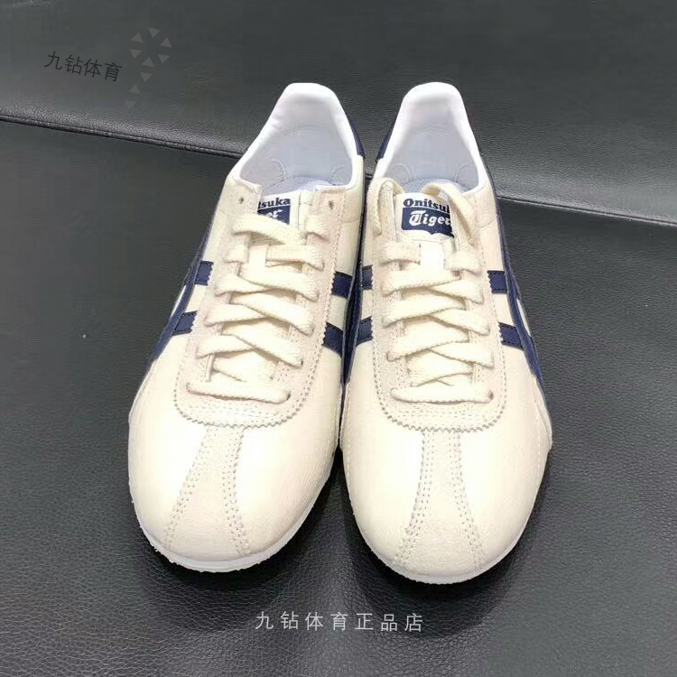 Onitsuka Tiger鬼塚虎RUNSPARK时尚休闲小白鞋 D201L-200 - 图1