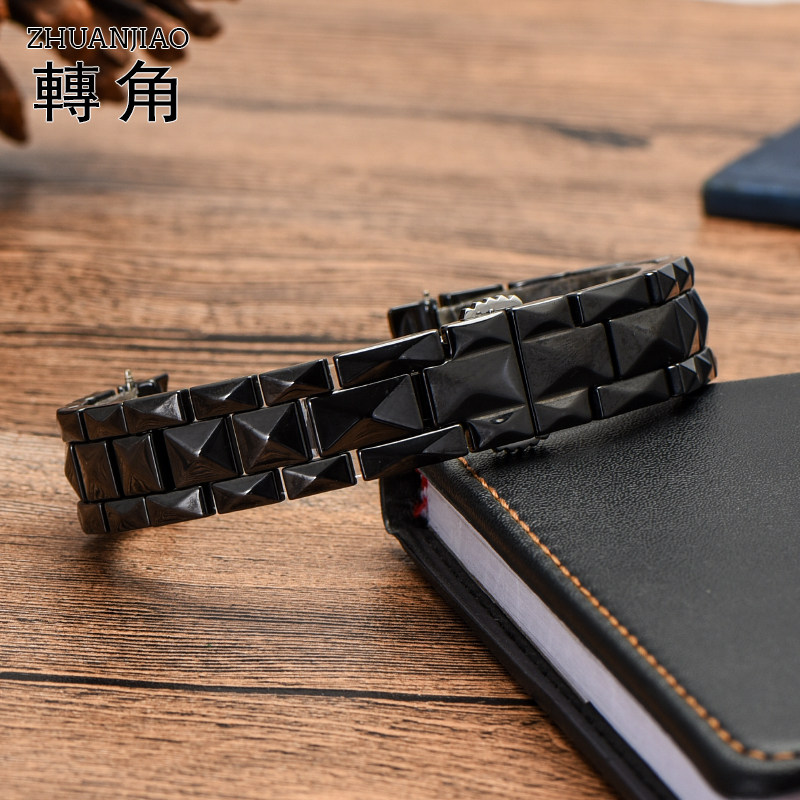 适配迪奥dior viii系列链陶瓷表带 转角饰品配件