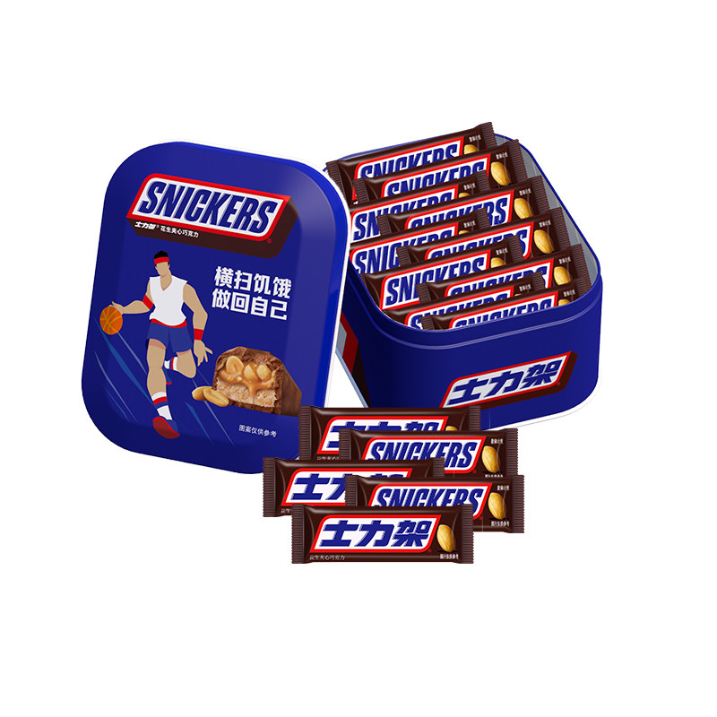 士力架巧克力花生夹心51g全家桶散装能量棒休闲零食喜糖半糖德芙