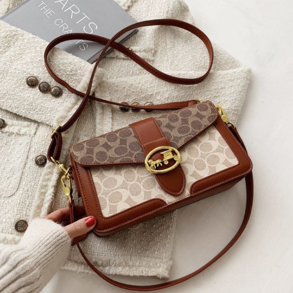 法式真皮小方包高级感时尚腋下包多隔层全皮网红洋气百搭单肩斜挎,淘宝优惠券,粉丝福利购,淘宝优惠卷