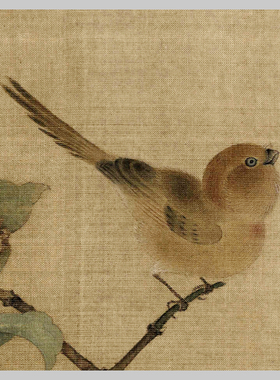 宋林椿果熟来禽图宋画小品微喷