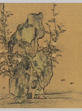 元钱选招凉仕女图人物国画微喷