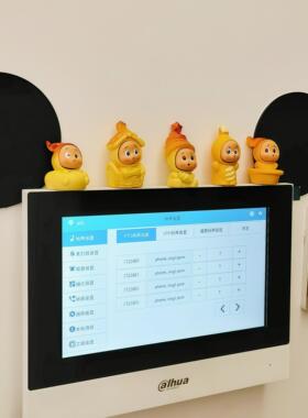 【新家的100个快递】星星人可视门铃装饰入户门玄关摆件遮丑神器