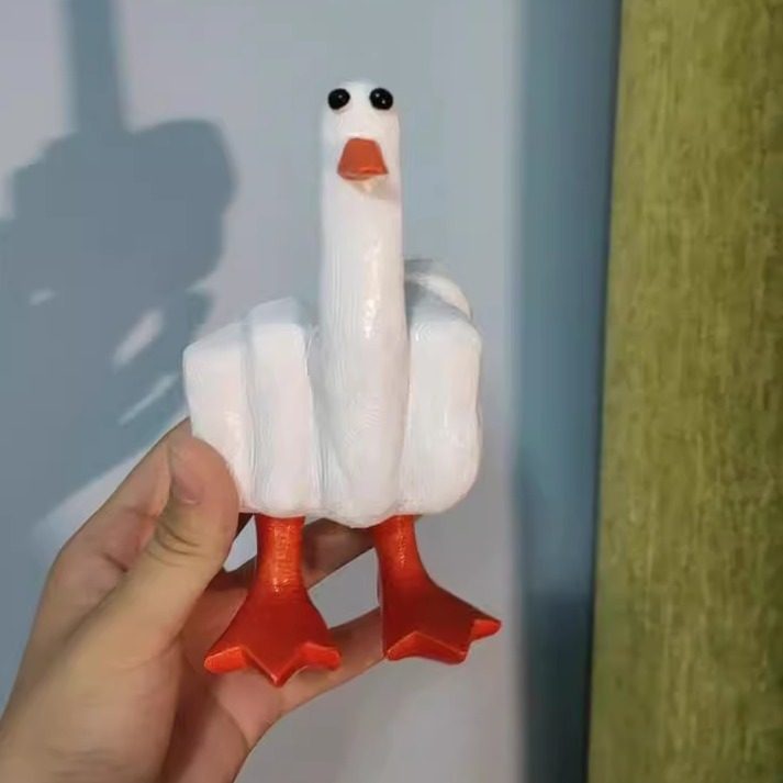 "duck you"竖中指鸭创意树脂桌面办公搞怪摆件送朋友同学沙雕礼物,淘宝优惠券,粉丝福利购,淘宝优惠卷