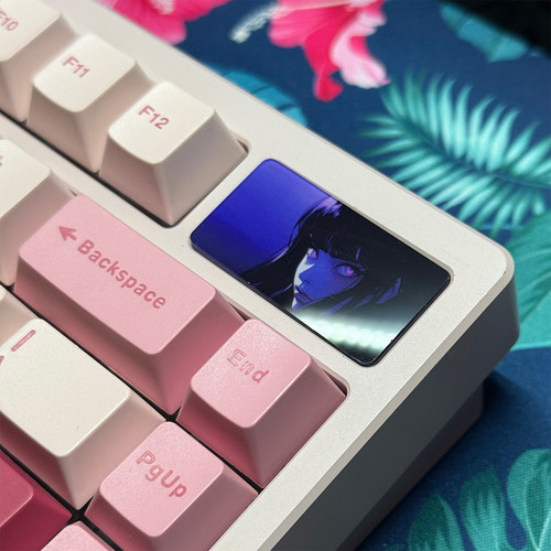 键盘2U铭牌通用 机械客制化定制DIY替换雨75 WAVE75磁轴个性卡通 - 图1