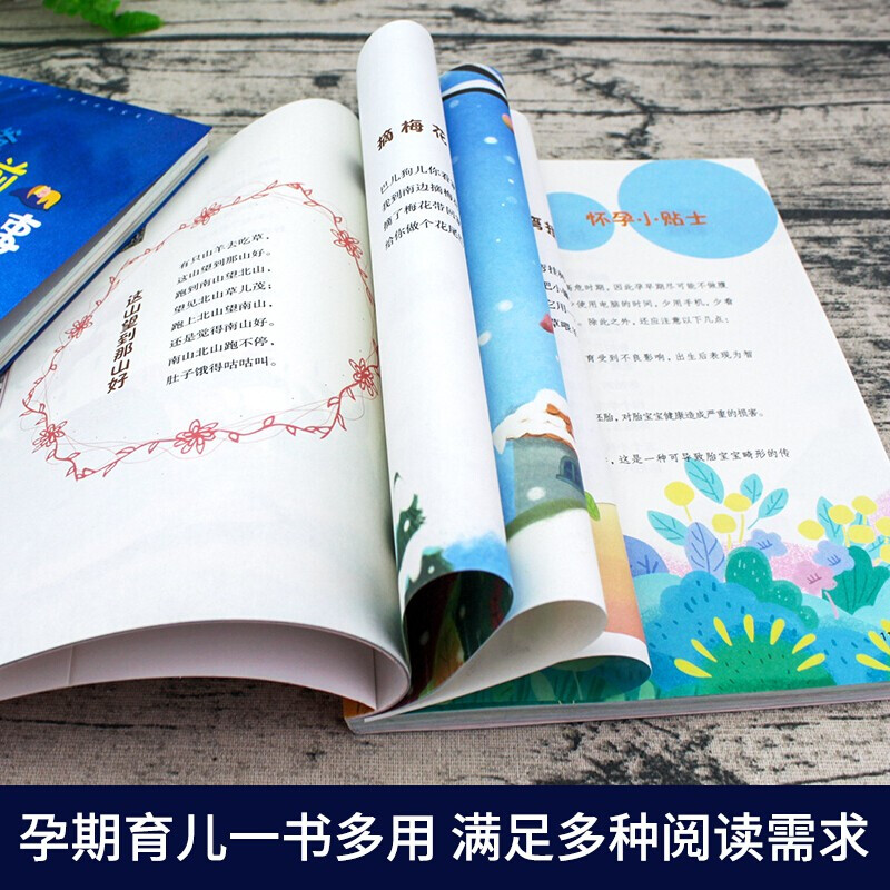 胎教故事书全套2册 孕妈妈准爸爸睡前胎教故事 2岁3岁宝宝故事书两岁早教读物孕期孕妇怀孕书籍宝妈必看1一2岁宝宝睡前故事书365夜