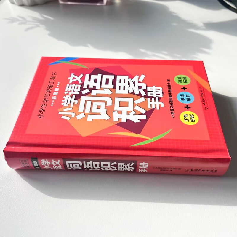 小学语文词语积累手册 小学生一年级二年级词语积累大全训练人教版三年级语文词语解释近义词反义词大全字典时光学实词虚词语搭配 - 图0