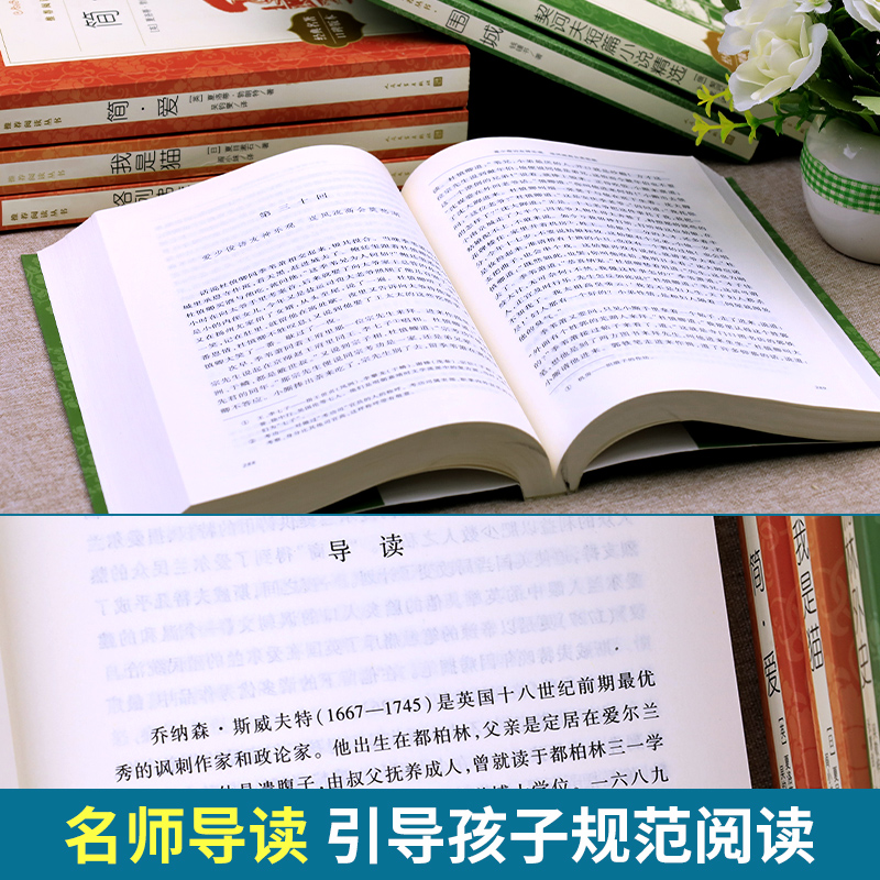 简爱书籍正版原著人民文学出版社九年级下册必读名著儒林外史我是猫夏目漱石格列佛游记契诃夫短篇小说精选围城钱钟书初中生青少年 - 图1