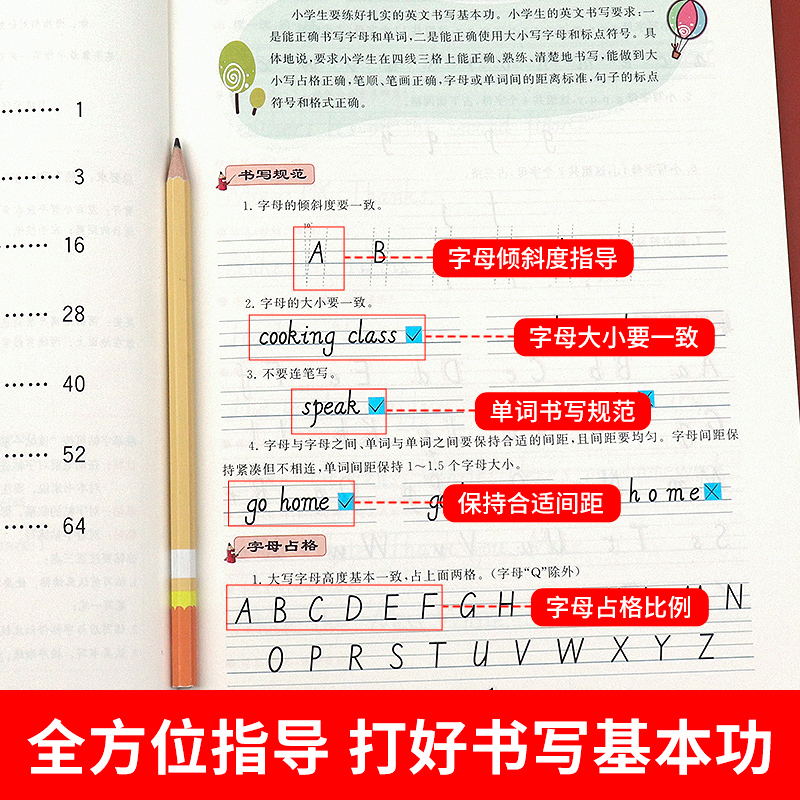 2024新版四年级下册英语字帖人教版pep小学同步练字帖4下学期练习册课本教材起点练字本单词描红训练小学生专用衡水体写字课课练-图2