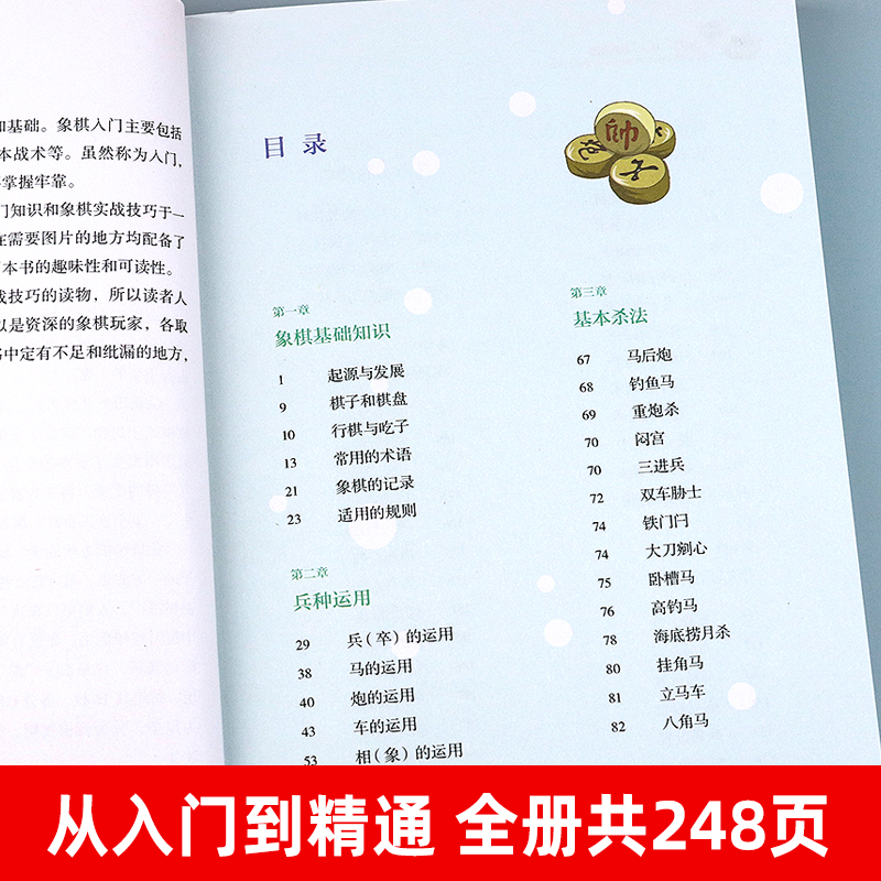 象棋:从入门到精通中国象棋书籍象棋入门提高技巧破解秘诀象棋棋谱初学者基础教程残局破解+杀法技巧+中局战术+布局攻略+名局观战-图0