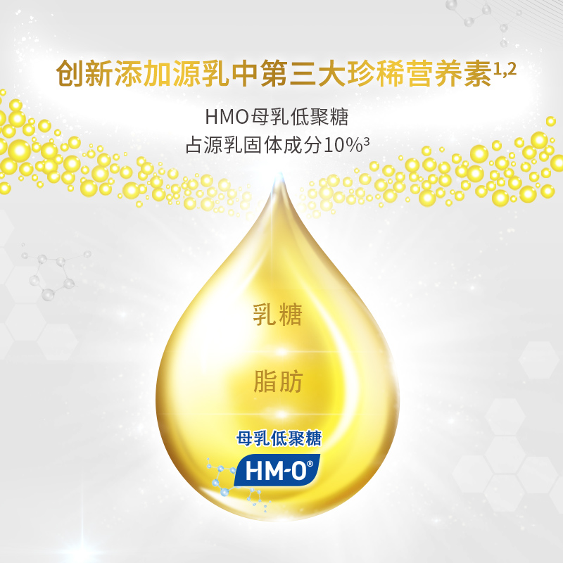 惠氏营养品海外旗舰店【购2组立省244元】惠氏S26铂臻HMO进口3段婴儿配方奶粉900g*21