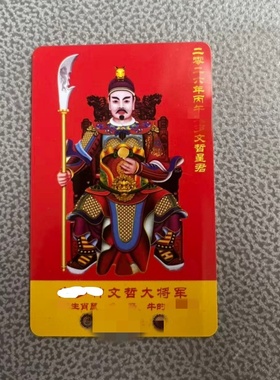 2026年马年丙午年太岁金卡