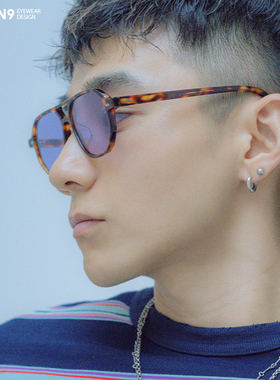 enson9半透板材浅色复古太阳镜