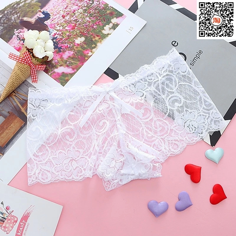 Women's sexy underwear lace multi-size boxer briefs性感内裤 - 图2