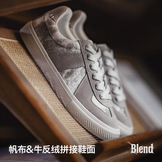 Madden Gray Shadow Moral Training Shoes Men's Spring New Retro Tie-Dye Canvas Shoes Flat Casual All-match Forrest Gump Shoes