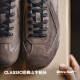 Madden 2026 new retro brown brown moral training shoes men's niche sports and leisure Maillard leather sneakers