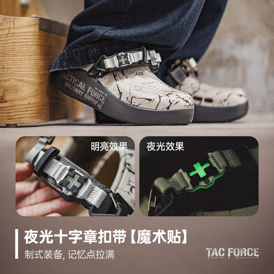 Madden Crocs Men's 2026 Spring New Outdoor Baotou Half-Top Two-Wear Sandals and Slippers Birkenstock Chef Shoes