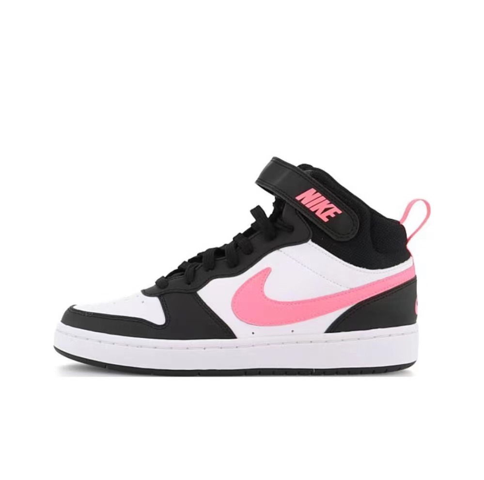 Nike Court Borough Mid 2耐克黑粉中帮复古休闲运动鞋CD7782-005 - 图3