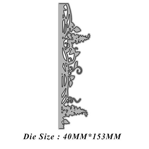 4643葡萄藤花边 切割模板DIY模具cutting die手账Scrapbook 制作 - 图3