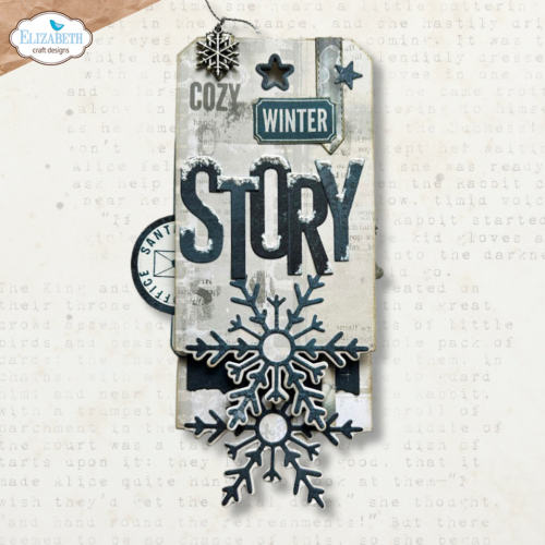 55雪花标签活页 切割模板DIY模具cutting die手账Scrapbook制作 - 图3