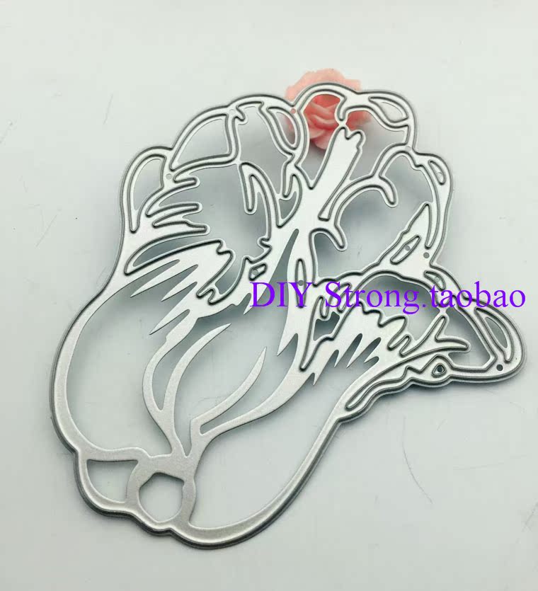 scrapbook DIY相册制作卡片 切割模具 贺卡工具  白菜N13 - 图1