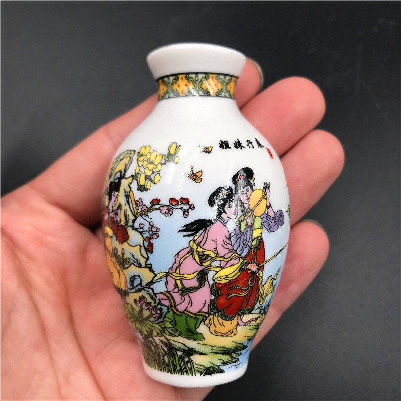 Chinese souvenir china ceramic vase fridge magnet tourist - 图2