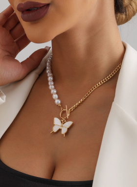 外贸专供饰品气质仿珍珠串珠拼接