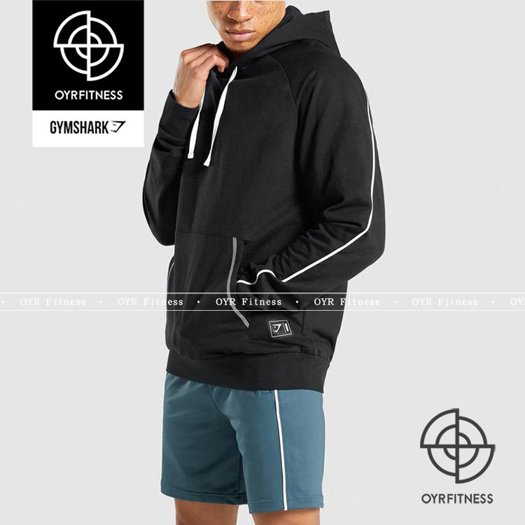 英国GYMSHARK RECESS HOODIE男运动连帽套头卫衣 - 图0