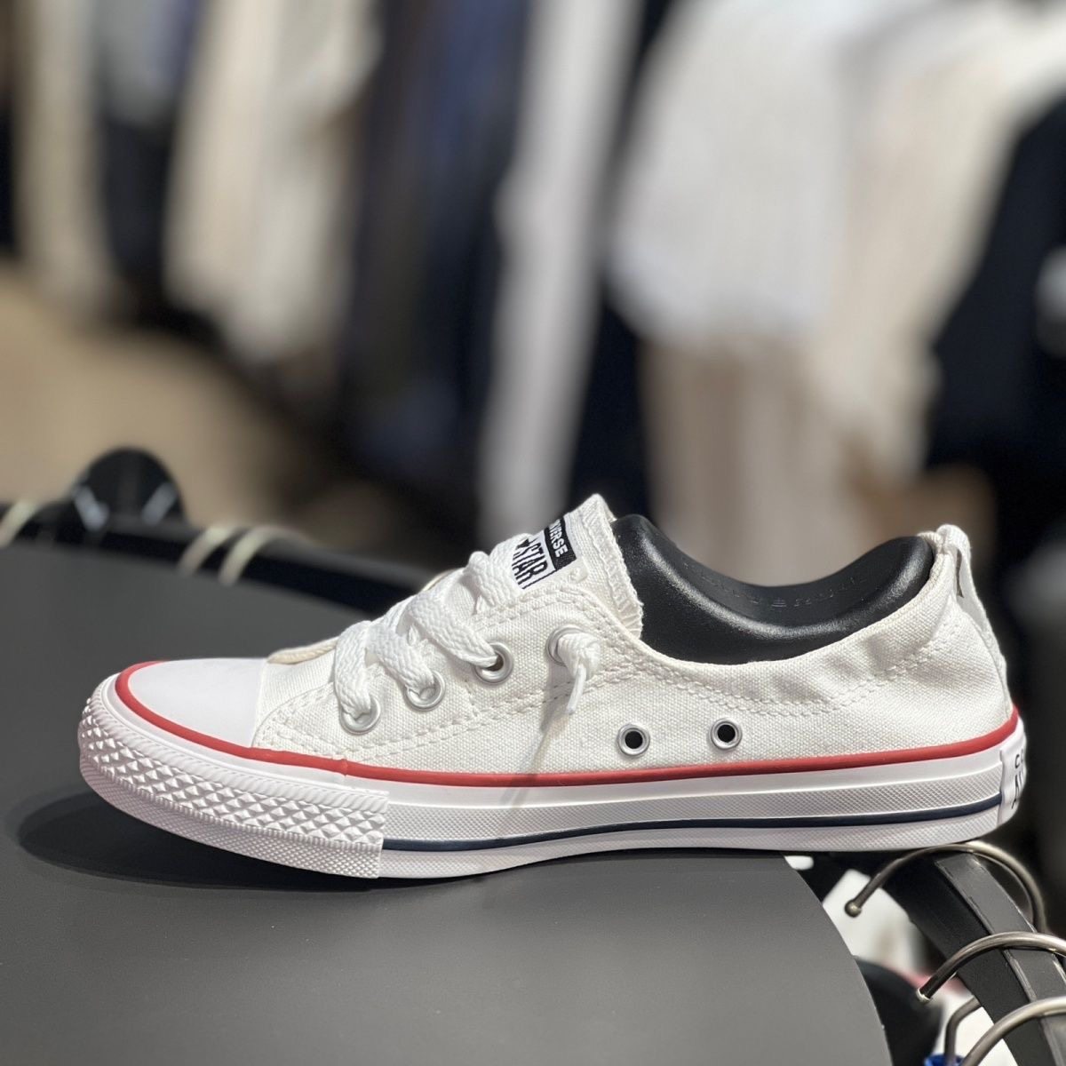 CONVERSE匡威All Star一脚蹬懒人鞋女休闲帆布小白鞋 537084C,淘宝优惠券,粉丝福利购,淘宝优惠卷