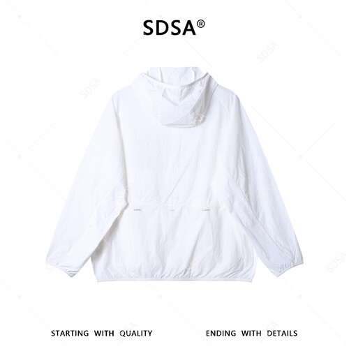 SDSA男装2026新款高贵轻奢美式简约多口袋拉链立领连帽夹克外套潮 - 图3