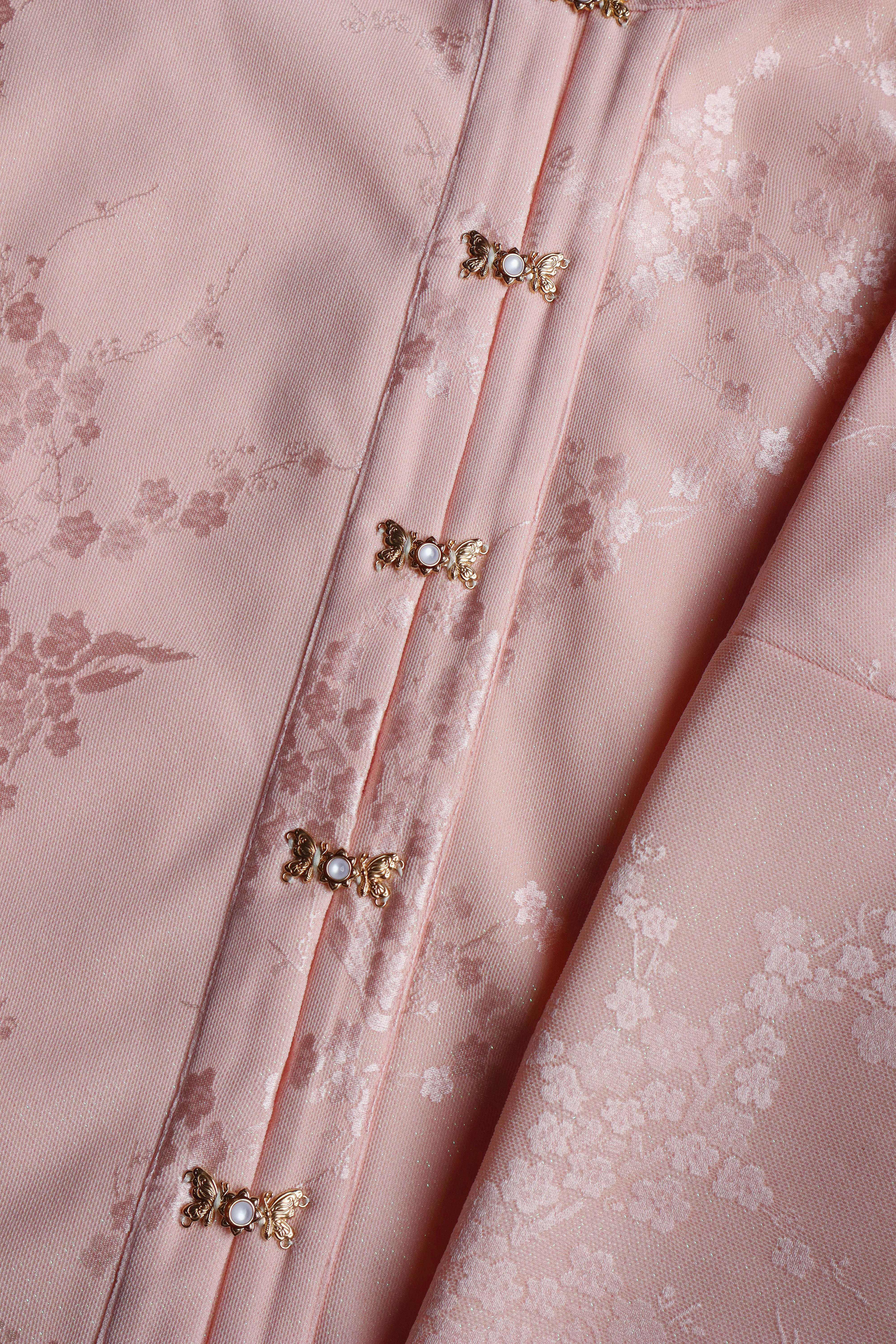 画堂春【寒梅】原创三层复合绒明制立领对襟弓袋袖比甲保暖汉服,淘宝优惠券,粉丝福利购,淘宝优惠卷