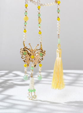 汉服璎珞项链圆珠链女