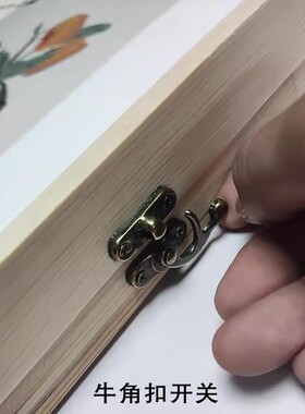 弱电箱电源开关遮挡实木电表箱框