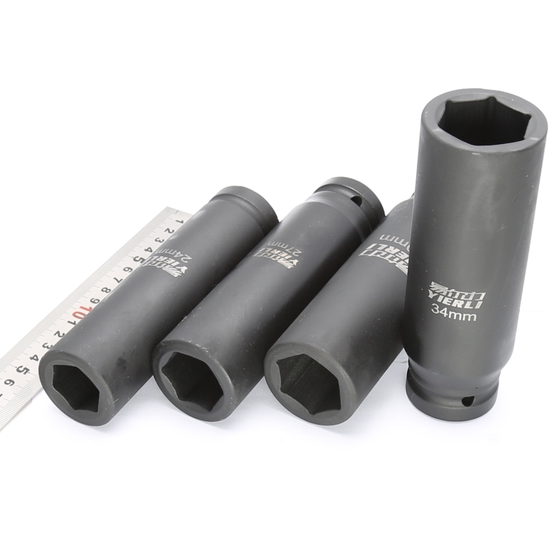 重型风炮套筒头3/4加长套筒 气动套筒 规格27 30 36 46总长 160mm - 图1