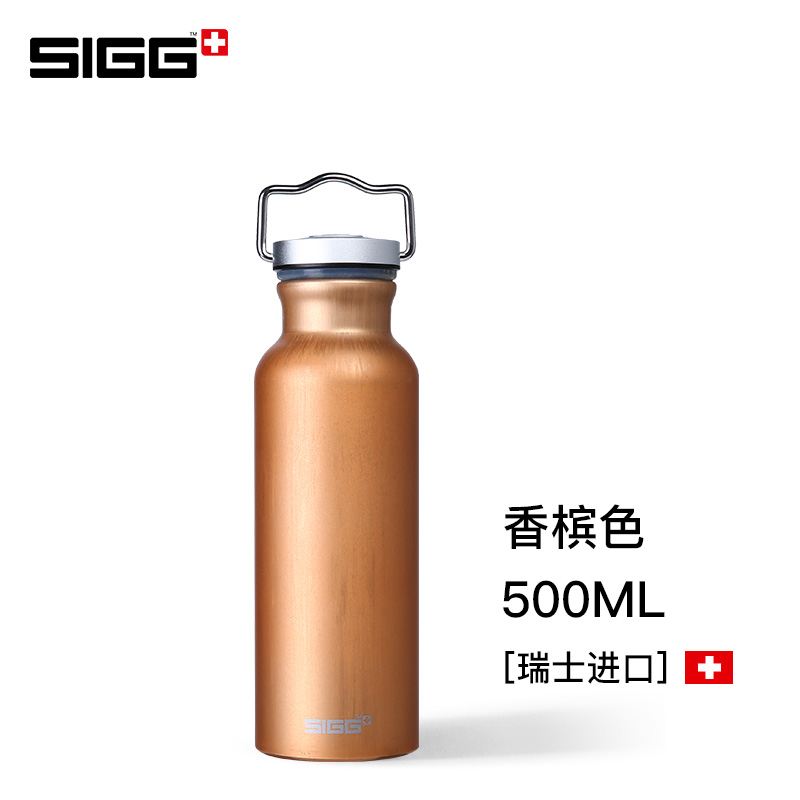 新品瑞士进口SIGG110周年联名运动水瓶便携杯子简约水杯外出随手 - 图3