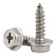 Cross hexagonal self-tapping flange 304 stainless steel