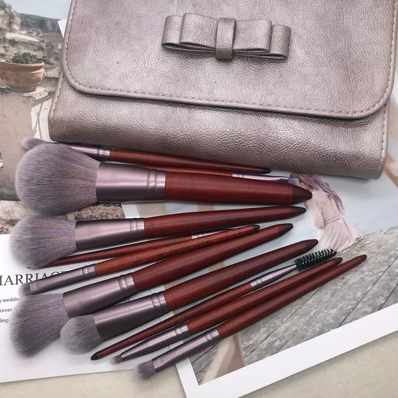 Brush, foundation, face blush, 11 pieces, for beginners, full set