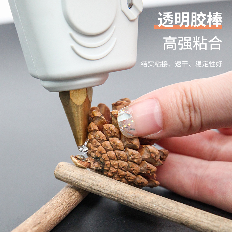 双温热熔胶枪家用胶水枪手工制作tufting热熔胶条胶棒高粘热熔枪 - 图2