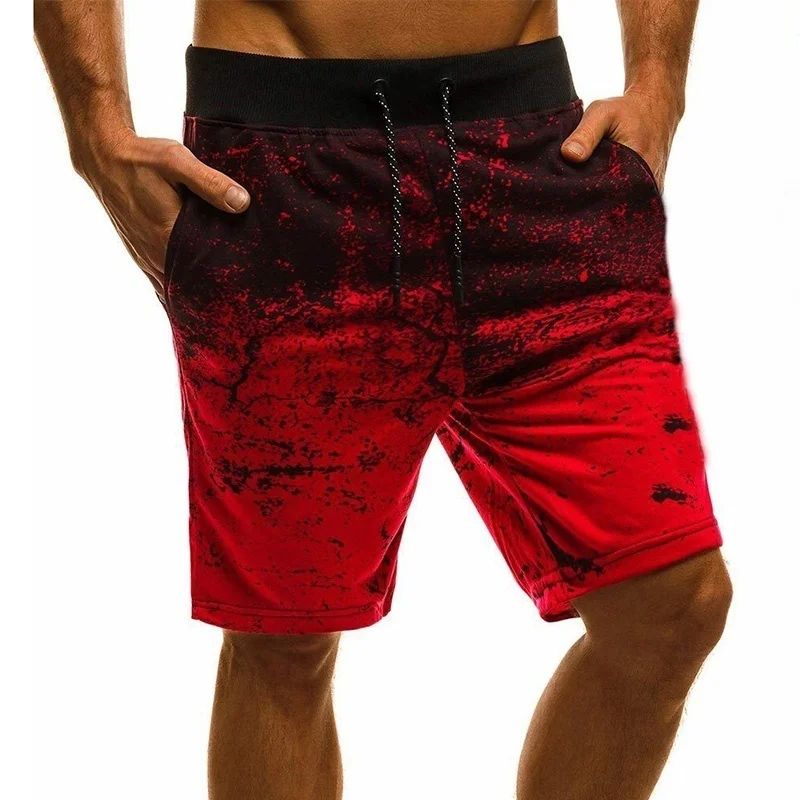 2023 Fashion Men Casual Shorts Fashion Printed Joggers Short - 图0