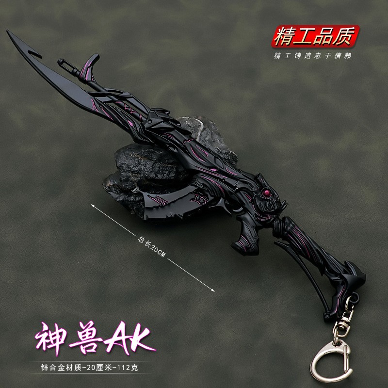 穿越火线玩具CF穿越火线周边手办王者之怒毁灭巴雷特武器模型玩具枪摆件枪模