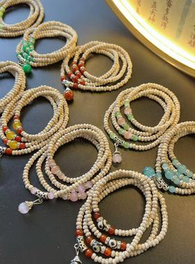 海南迷你小星月菩提尺寸3×5戴手四圈男女文玩念珠电商爆款文玩