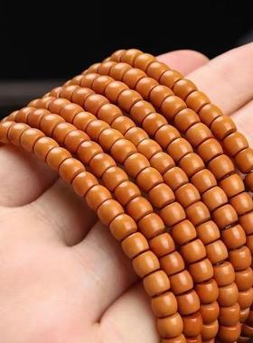 天然雕刻猴头橄榄核手串直切核桃单圈文玩男女佛珠民族风饰品