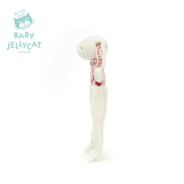 British Jellycat floral cloth milky white Bonnie rabbit comfort sweet sleep towel (Bai Rui) ຂອງຂວັນເດັກນ້ອຍ