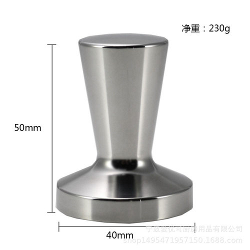 适用雀巢nespresso illy咖啡胶囊填充压粉器棒不锈钢金属实心锤 - 图2