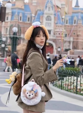 迪士尼头箍厨师可琦安同款发箍毛绒发箍在逃公主头饰可爱甜美少女